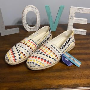 Toms Alpargata Rope Size 9